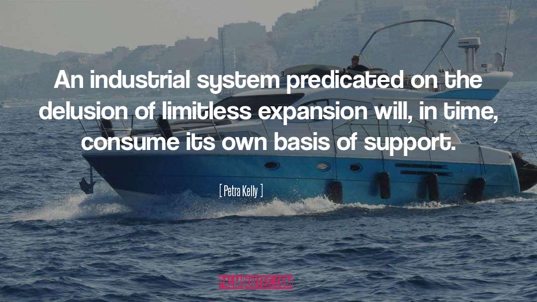 Petra Kelly Quotes: An industrial system predicated on