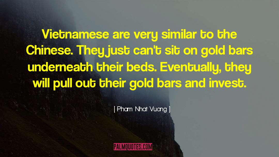 Pham Nhat Vuong Quotes: Vietnamese are very similar to
