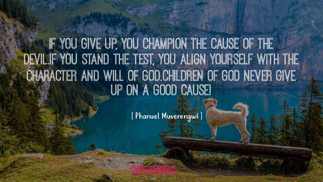 Phanuel Muverengwi Quotes: If you give up, you