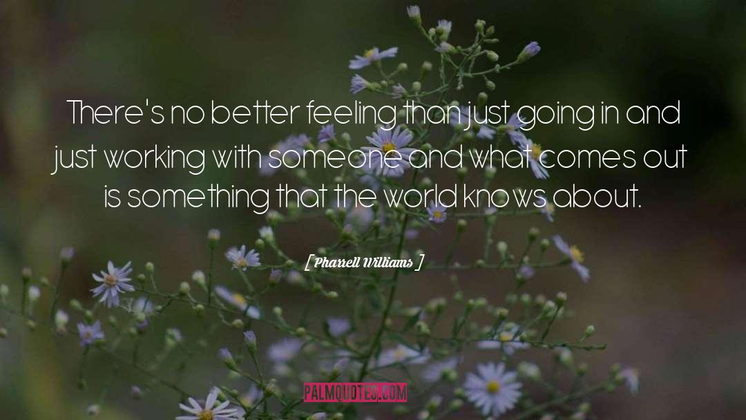 Pharrell Williams Quotes: There's no better feeling than