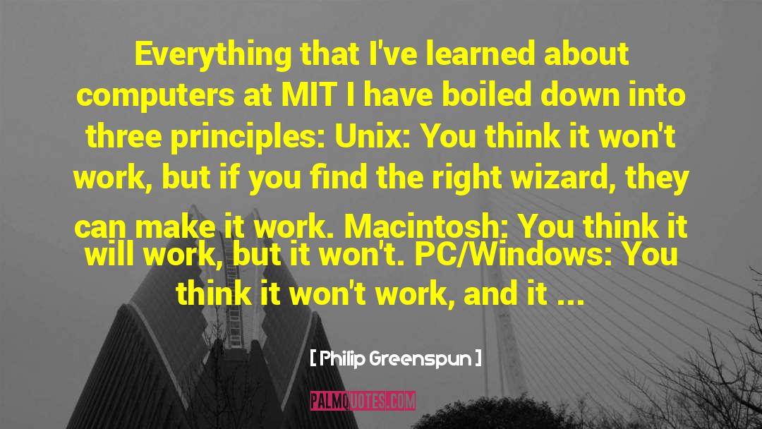 Philip Greenspun Quotes: Everything that I've learned about