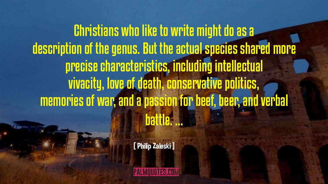 Philip Zaleski Quotes: Christians who like to write