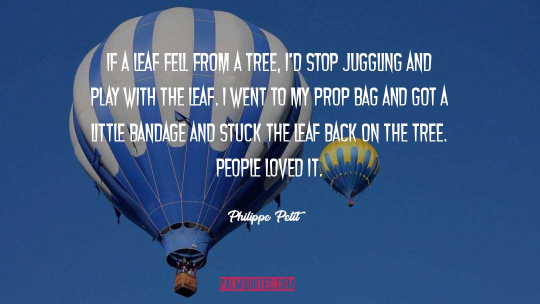 Philippe Petit Quotes: If a leaf fell from