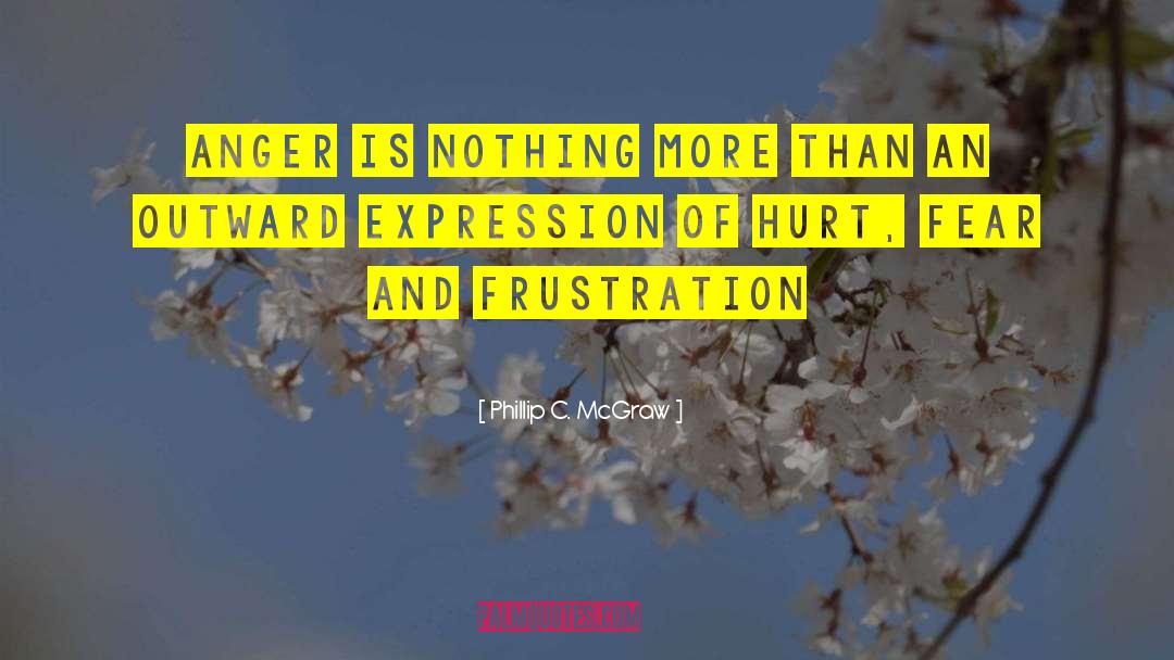 Phillip C. McGraw Quotes: Anger is nothing more than