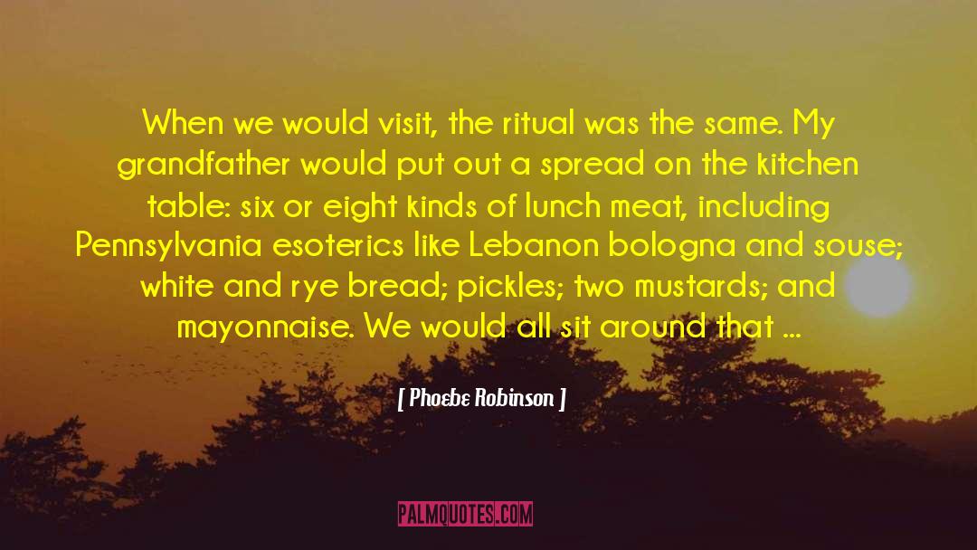 Phoebe Robinson Quotes: When we would visit, the