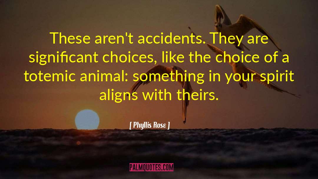 Phyllis Rose Quotes: These aren't accidents. They are