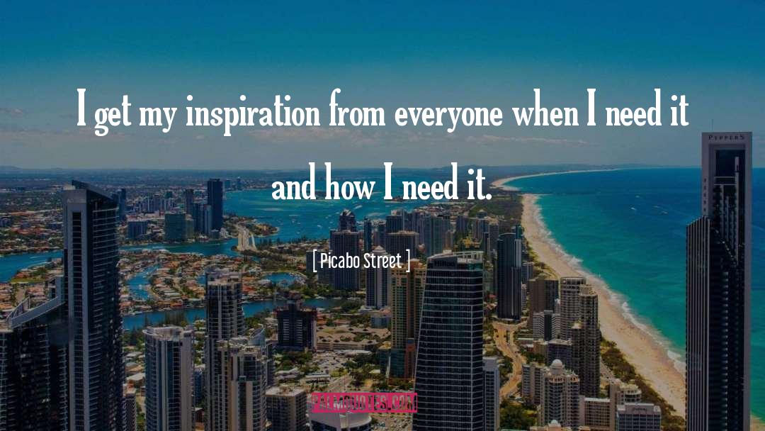 Picabo Street Quotes: I get my inspiration from