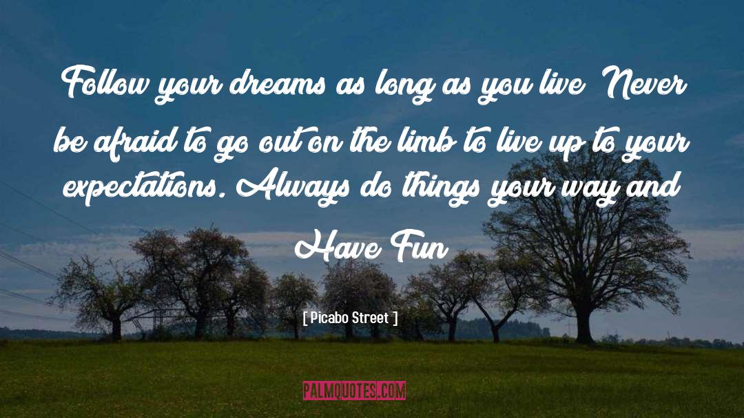 Picabo Street Quotes: Follow your dreams as long