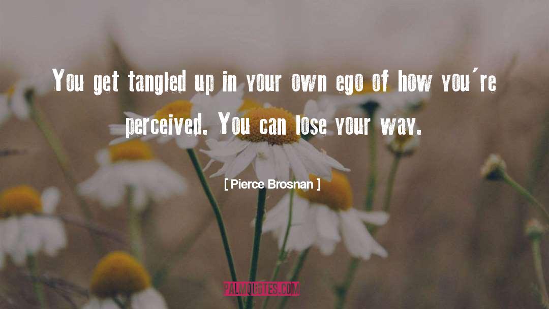 Pierce Brosnan Quotes: You get tangled up in