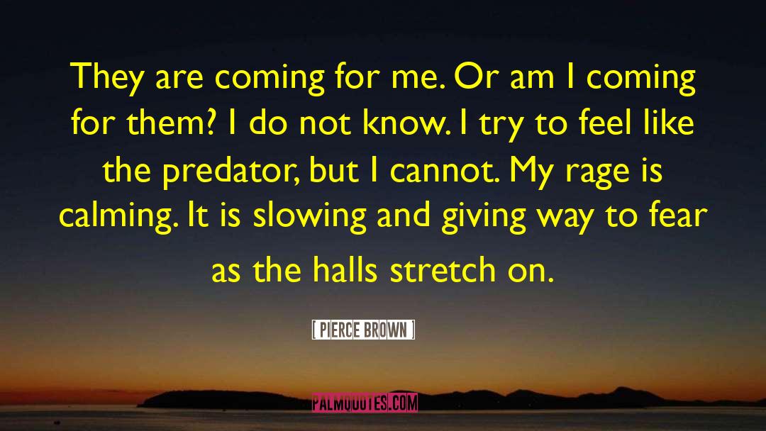 Pierce Brown Quotes: They are coming for me.