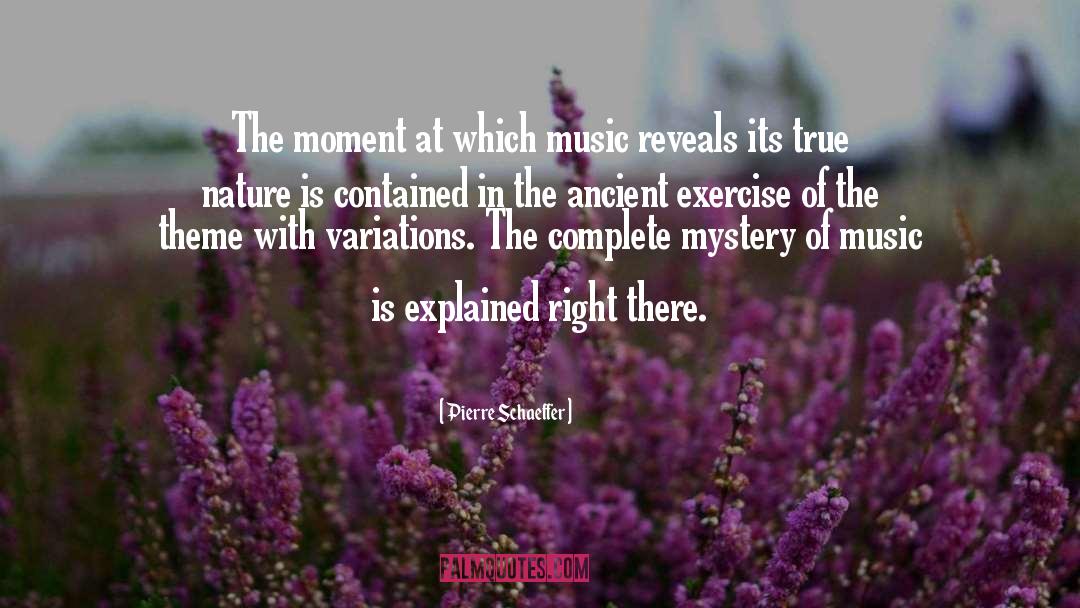 Pierre Schaeffer Quotes: The moment at which music