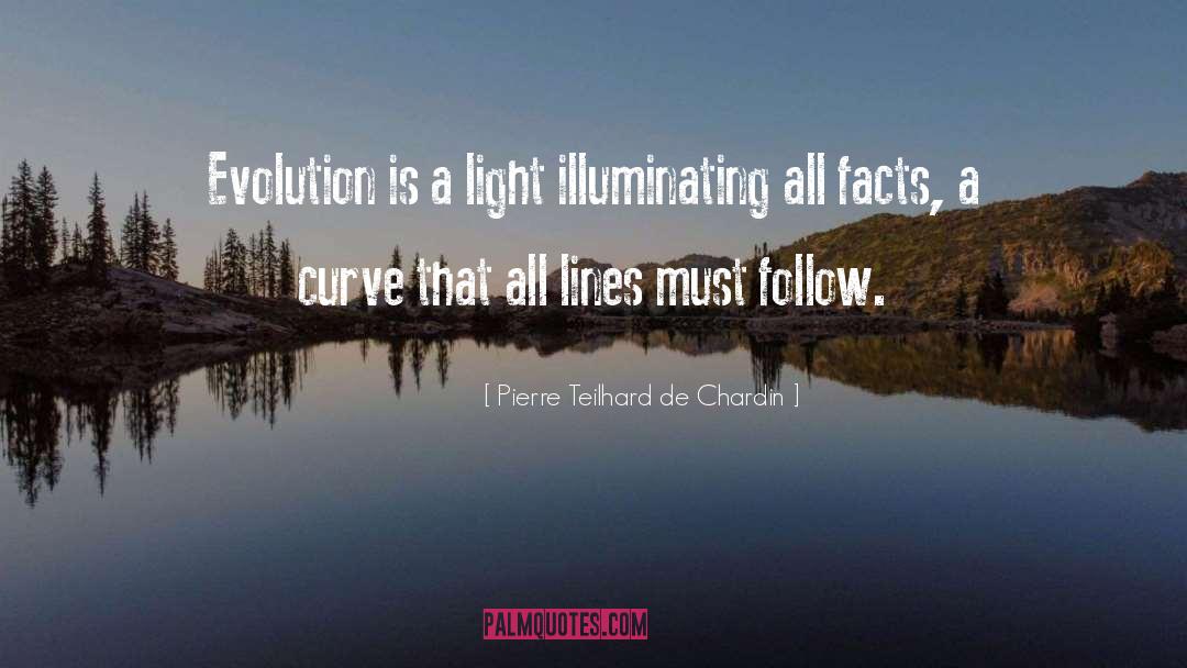 Pierre Teilhard De Chardin Quotes: Evolution is a light illuminating