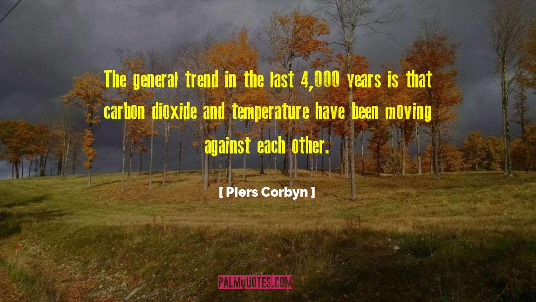 Piers Corbyn Quotes: The general trend in the