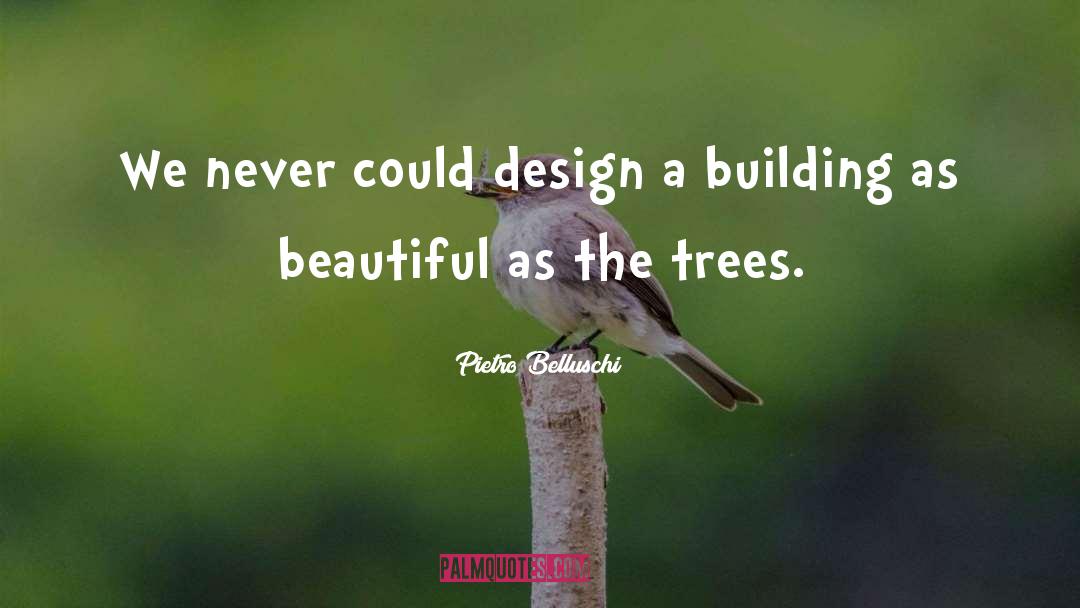 Pietro Belluschi Quotes: We never could design a