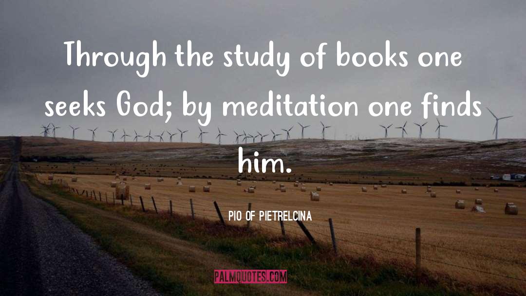 Pio Of Pietrelcina Quotes: Through the study of books