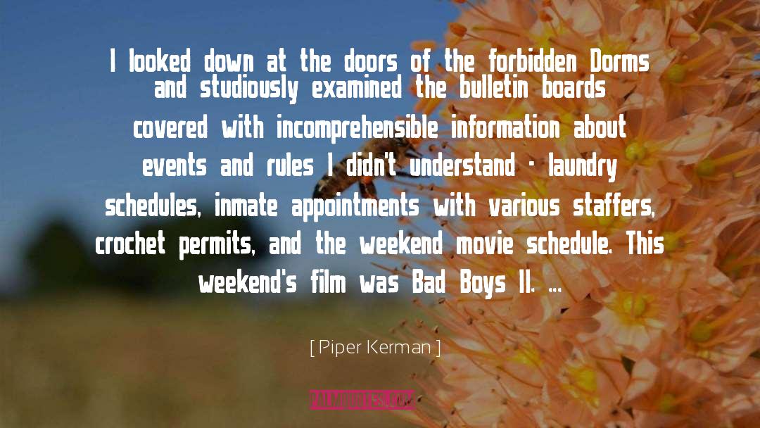 Piper Kerman Quotes: I looked down at the