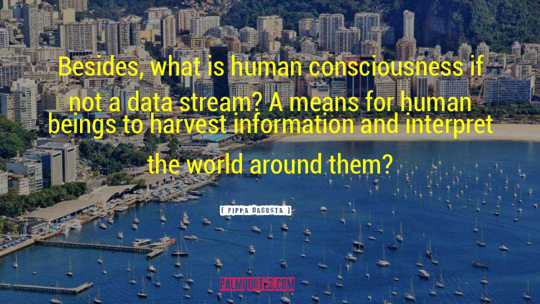 Pippa DaCosta Quotes: Besides, what is human consciousness