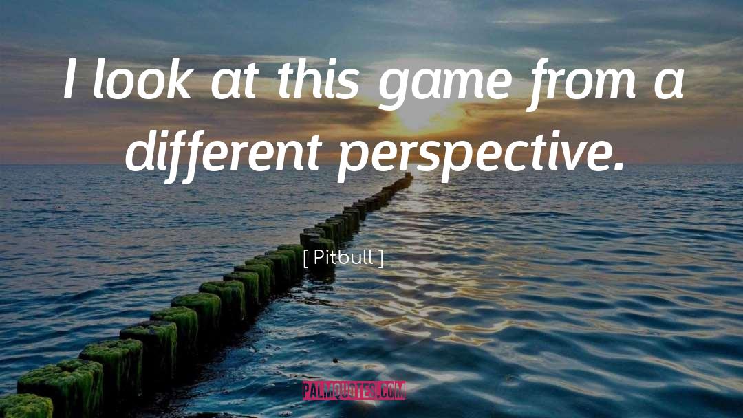 Pitbull Quotes: I look at this game