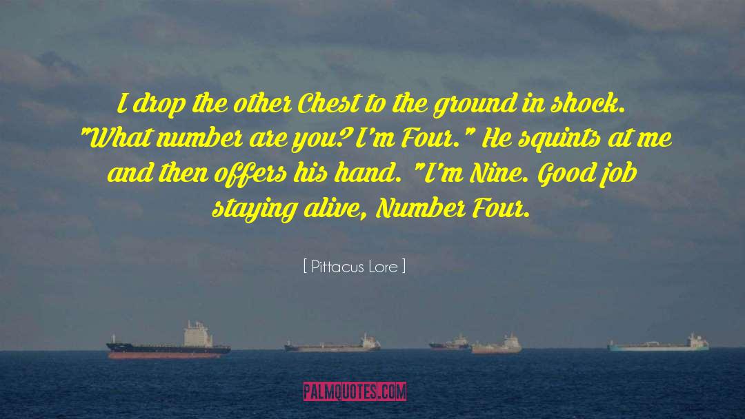 Pittacus Lore Quotes: I drop the other Chest