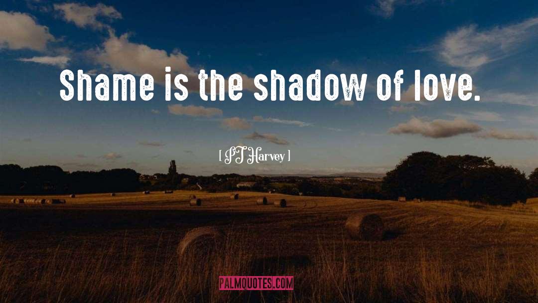 PJ Harvey Quotes: Shame is the shadow of