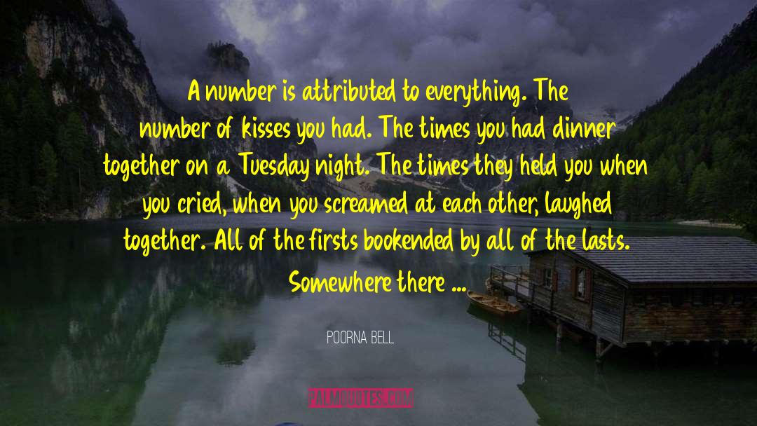 Poorna Bell Quotes: A number is attributed to