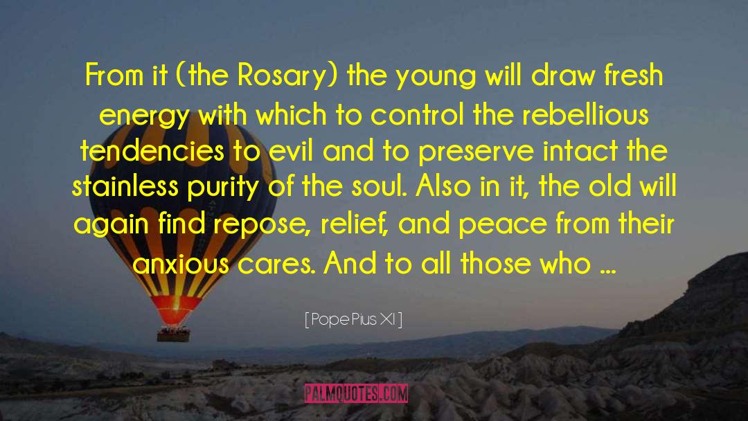 Pope Pius XI Quotes: From it (the Rosary) the