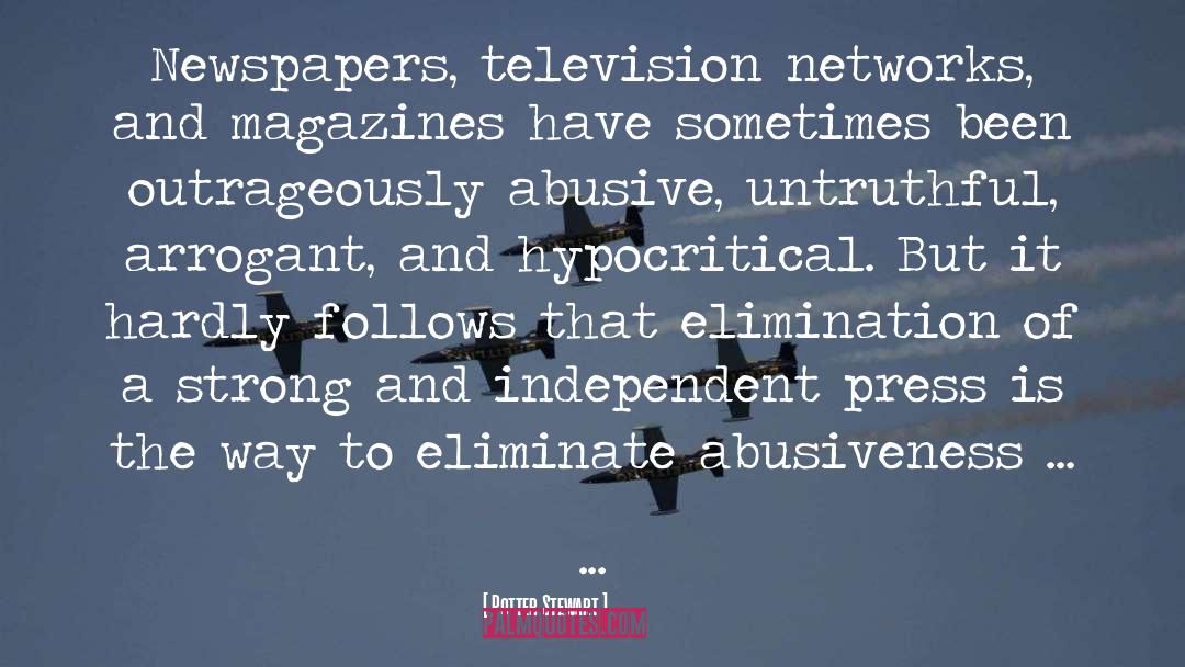 Potter Stewart Quotes: Newspapers, television networks, and magazines