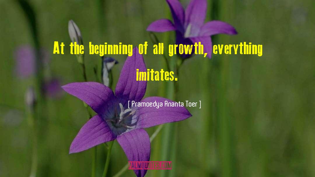 Pramoedya Ananta Toer Quotes: At the beginning of all