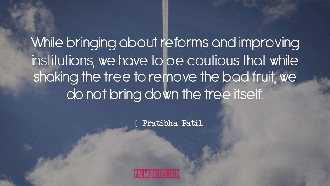 Pratibha Patil Quotes: While bringing about reforms and