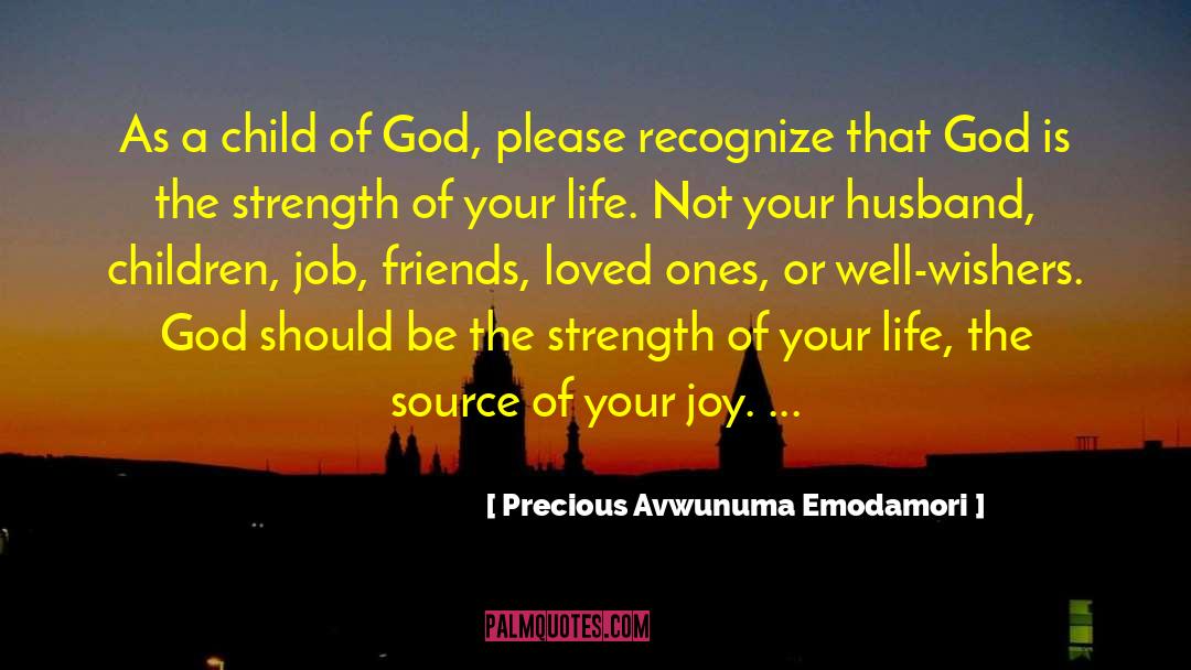 Precious Avwunuma Emodamori Quotes: As a child of God,