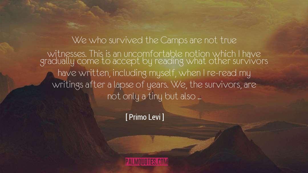 Primo Levi Quotes: We who survived the Camps