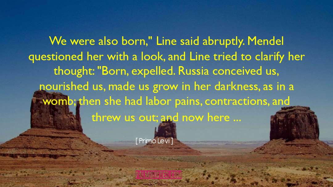 Primo Levi Quotes: We were also born,
