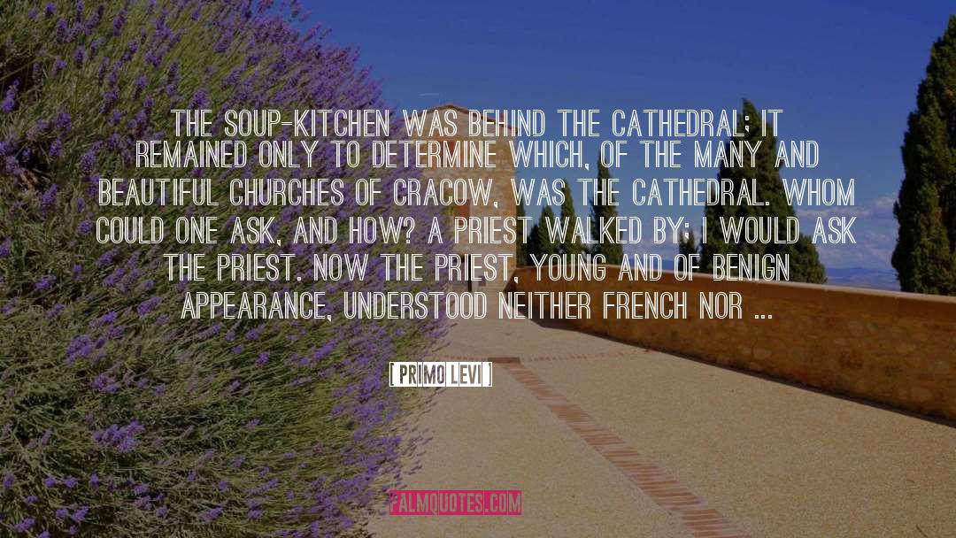 Primo Levi Quotes: The soup-kitchen was behind the