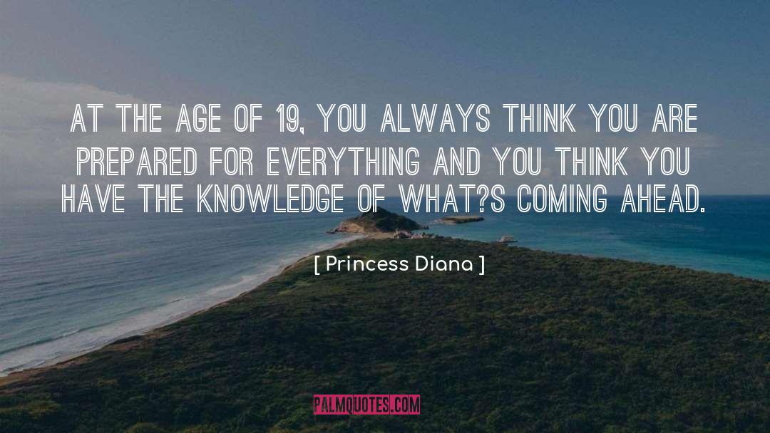 Princess Diana Quotes: At the age of 19,