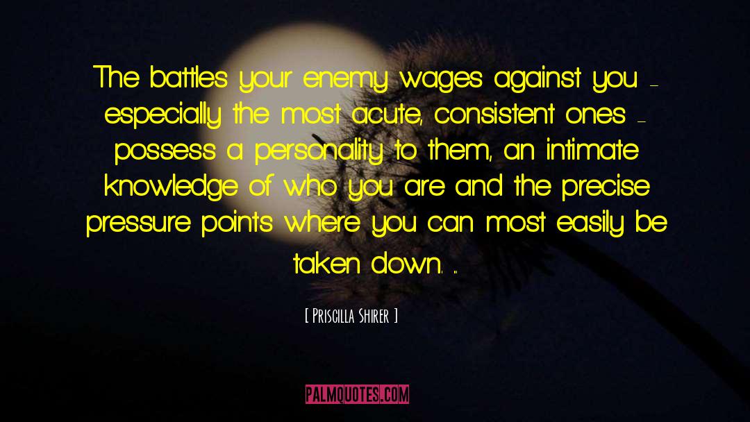 Priscilla Shirer Quotes: The battles your enemy wages