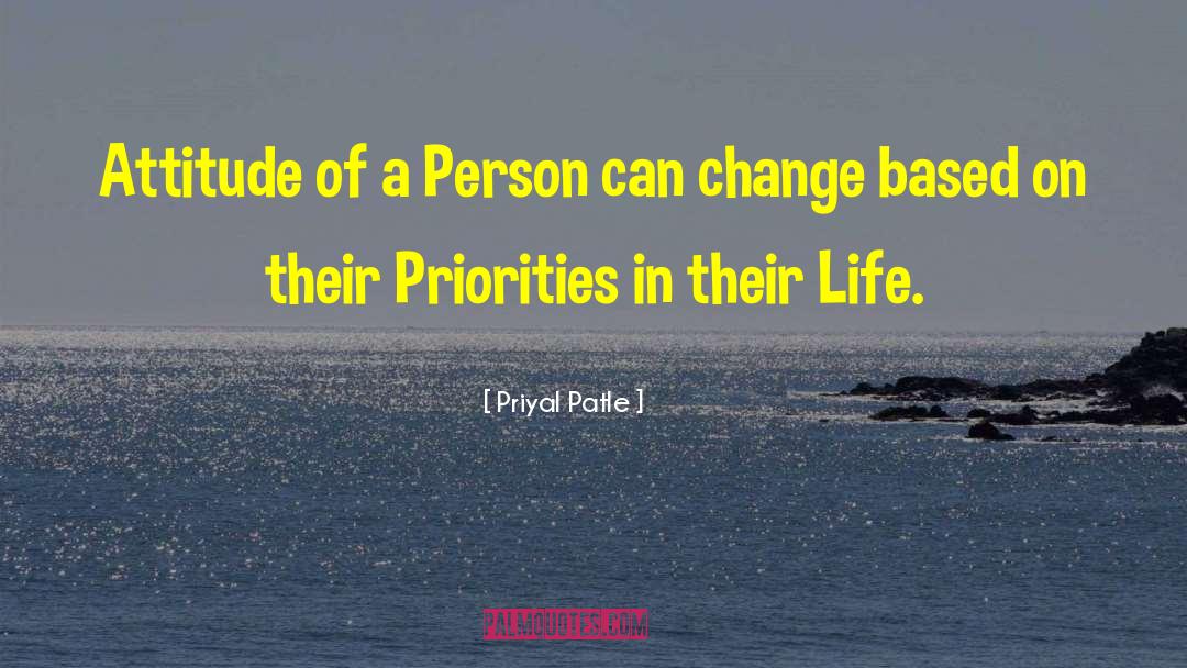 Priyal Patle Quotes: Attitude of a Person can