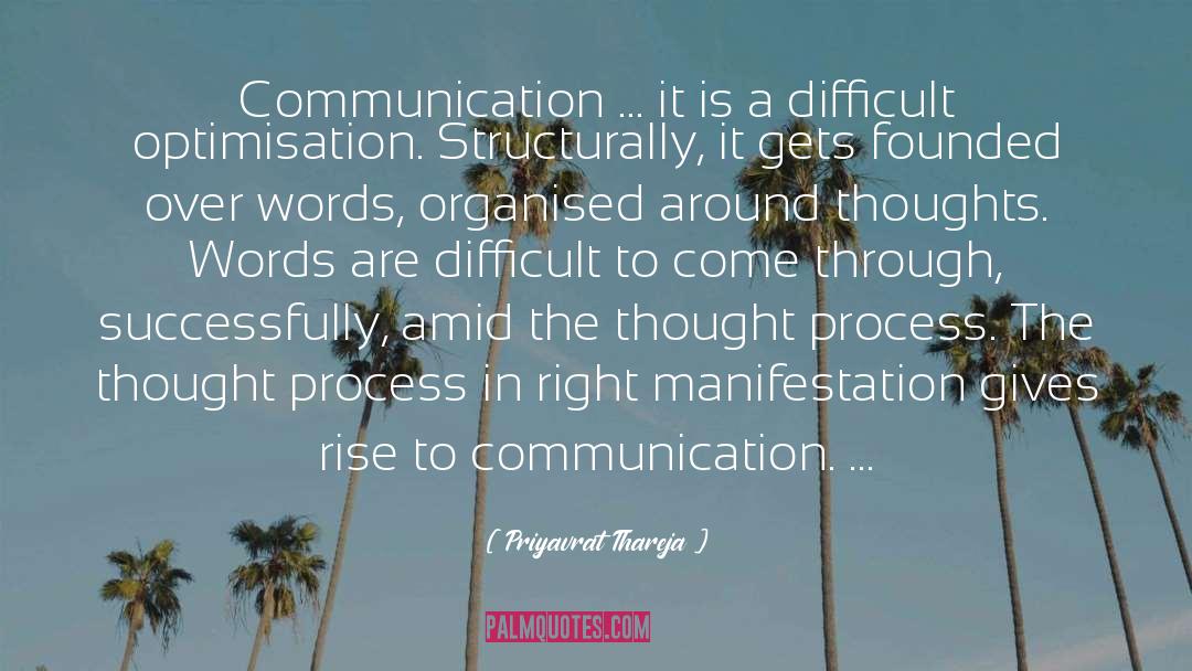 Priyavrat Thareja Quotes: Communication ... it is a