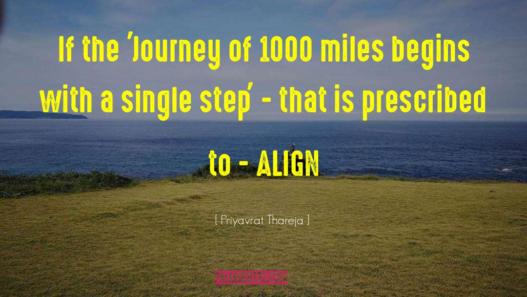 Priyavrat Thareja Quotes: If the 'Journey of 1000