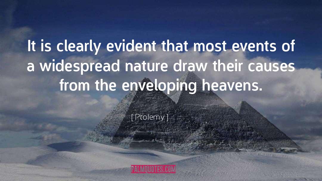 Ptolemy Quotes: It is clearly evident that