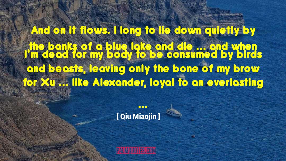 Qiu Miaojin Quotes: And on it flows. I