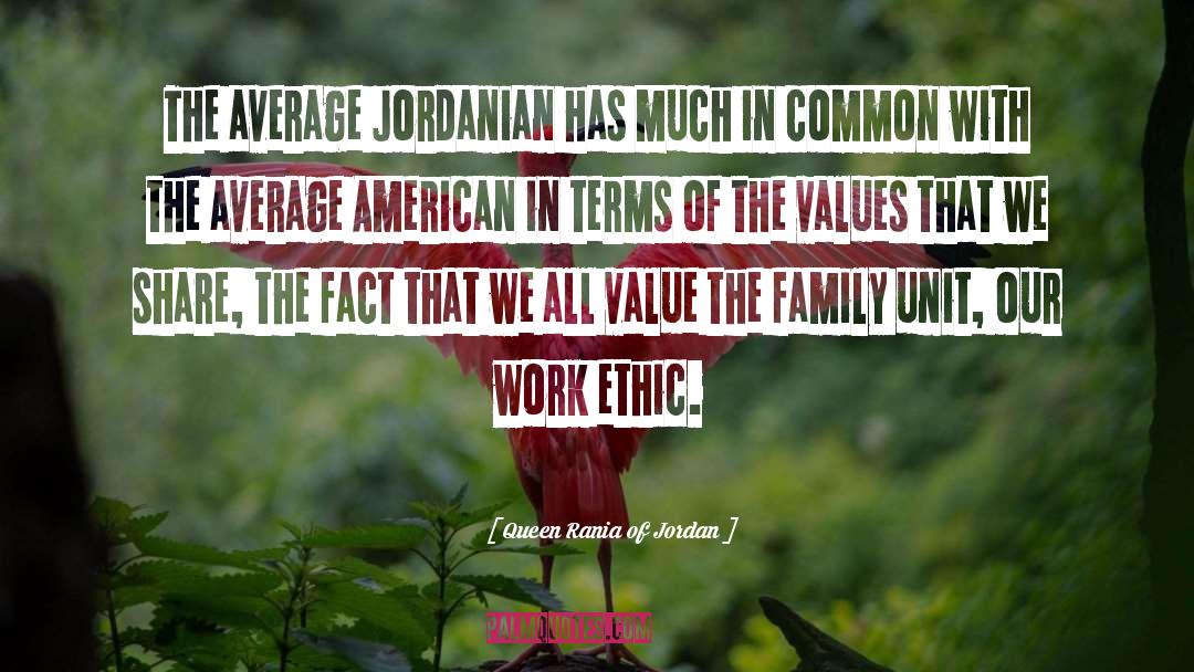 Queen Rania Of Jordan Quotes: The average Jordanian has much