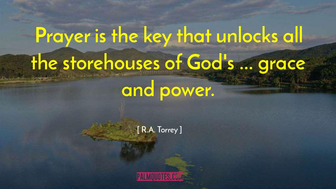 R.A. Torrey Quotes: Prayer is the key that