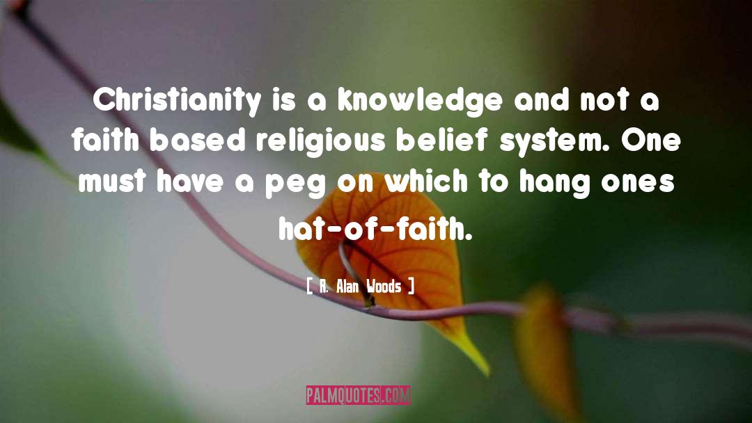 R. Alan Woods Quotes: Christianity is a knowledge and