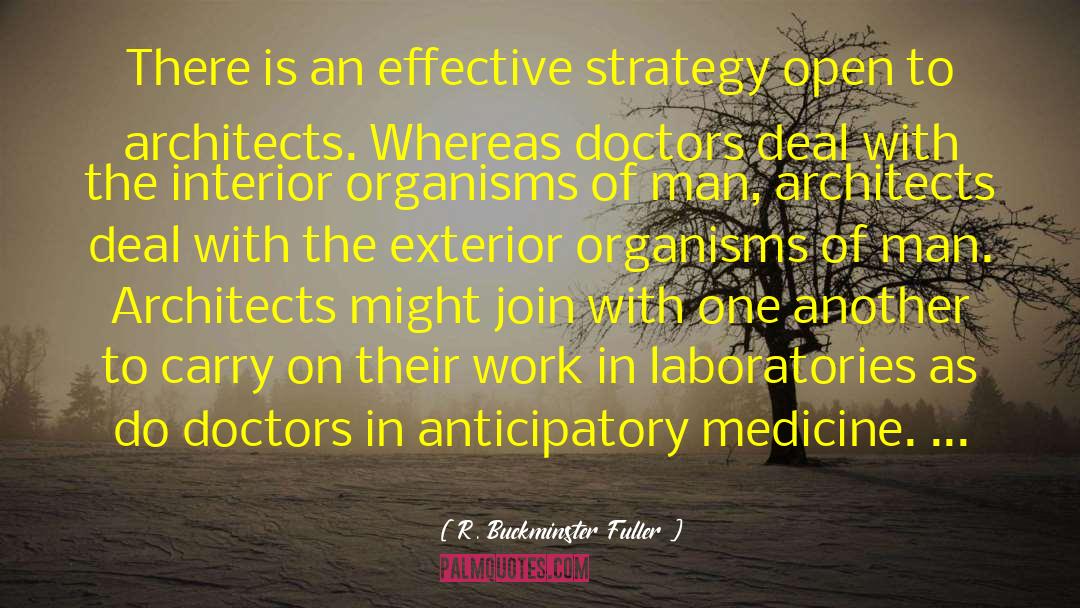 R. Buckminster Fuller Quotes: There is an effective strategy