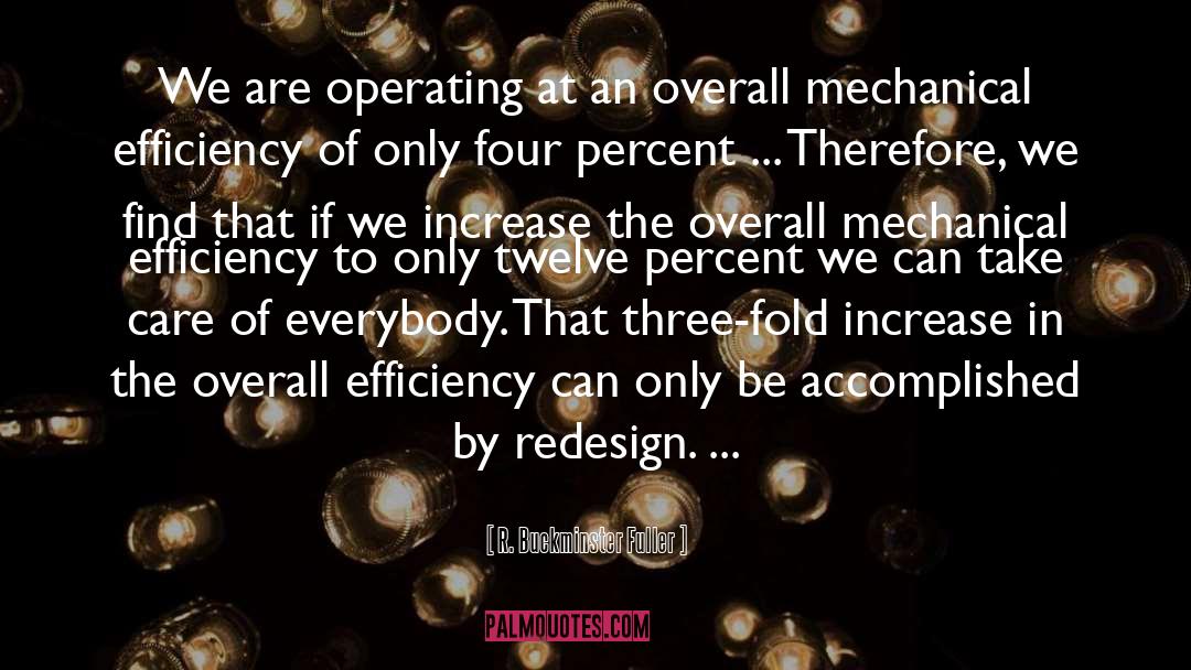 R. Buckminster Fuller Quotes: We are operating at an