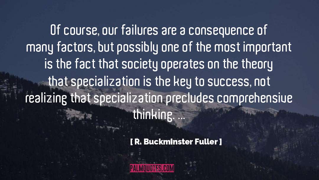 R. Buckminster Fuller Quotes: Of course, our failures are