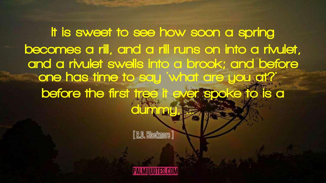 R.D. Blackmore Quotes: It is sweet to see