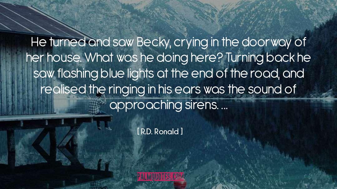 R.D. Ronald Quotes: He turned and saw Becky,