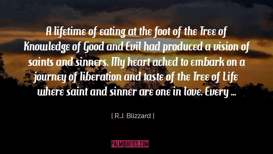 R.J. Blizzard Quotes: A lifetime of eating at