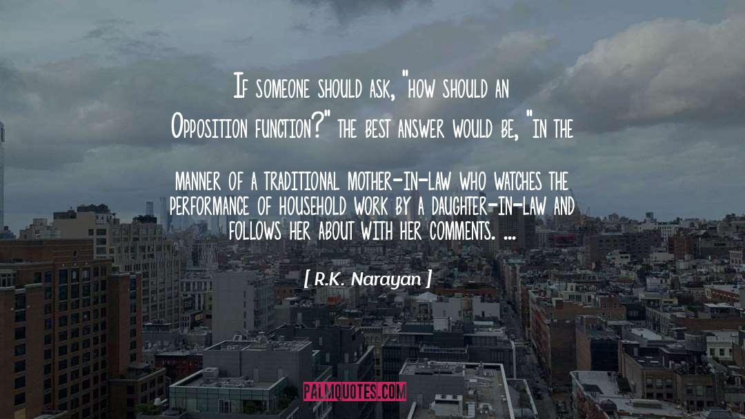 R.K. Narayan Quotes: If someone should ask, 